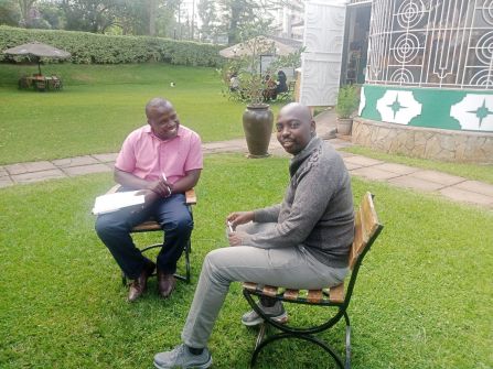 two participants of the cec networking event